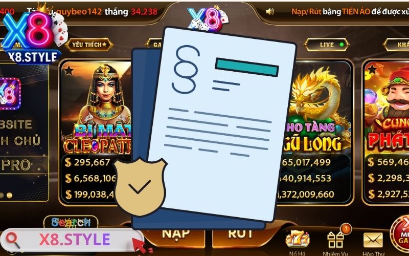 Các điều khoản, quy định cổng game